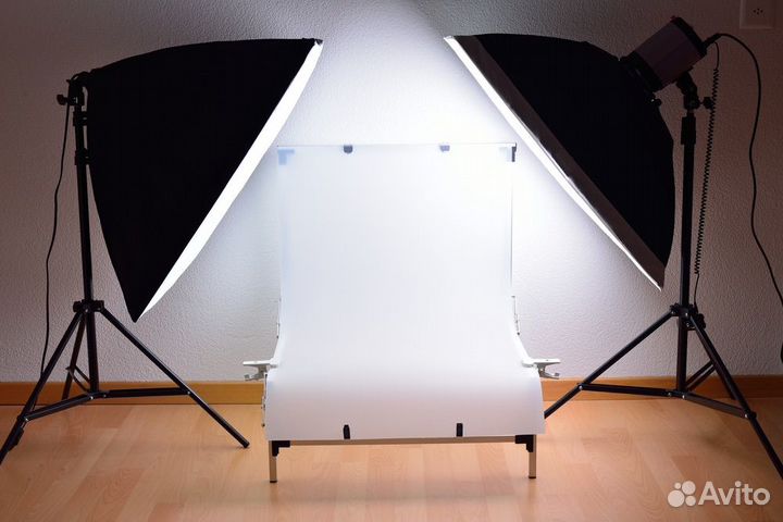 Софтбокс новый на 4 лампы 50х70 со штативом