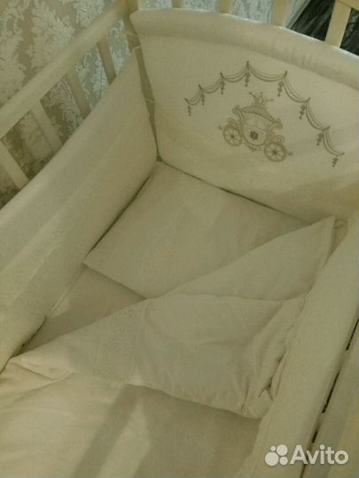 Комплект детского белья и бортики Lappetti