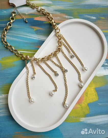 Ожерелье, чокер с подвесками