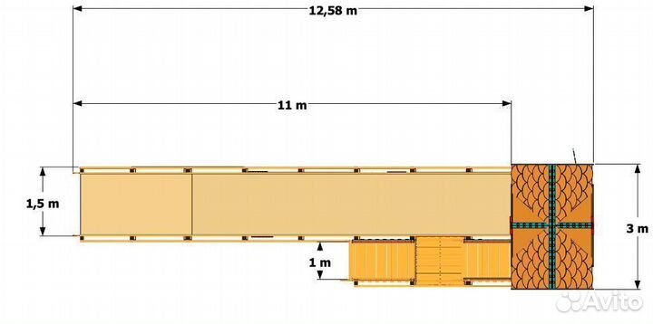 Зимняя горка 