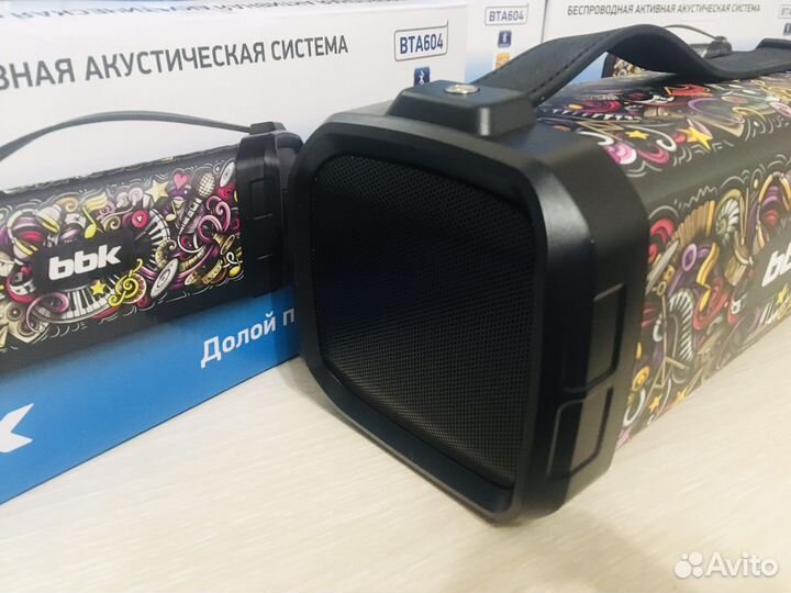 Беспроводная колонка bbk 604 с радио, новый