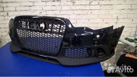 Накладка комплект для бампера Audi A6 C7 rs