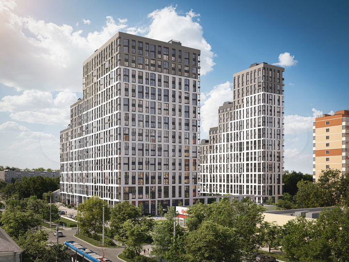 3-к. квартира, 55,8 м², 5/25 эт.