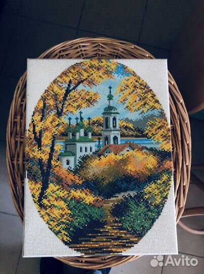 Картины выложины стразами