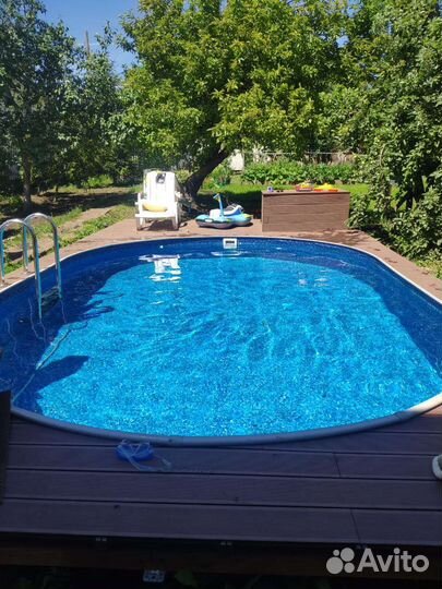 Сборный бассейн Лагуна 1.5м,1.25м Монтаж Сервис