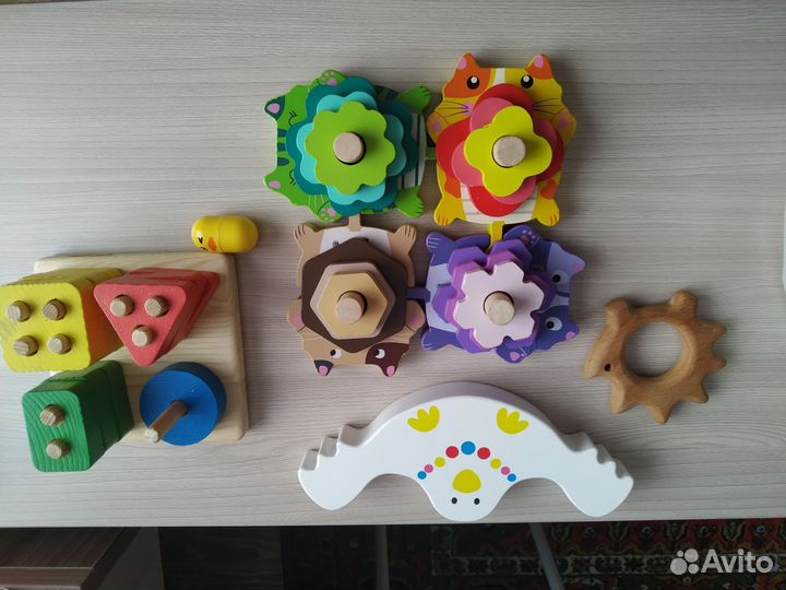 Игрушки музыкальные деревянные пакетом