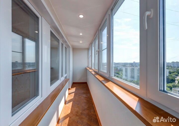 Остекление балконов и лоджий под ключ