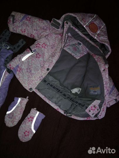 Зимний комбинезон для девочки 80 86