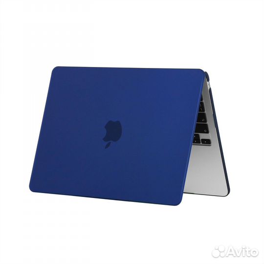 Чехол для MacBook Air 13 2018-2021 матовый тем-син