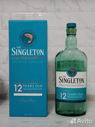 The Singleton 12 yo бутылка и коробка от виски