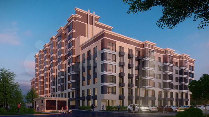 2-к. квартира, 47,7 м², 6/6 эт.