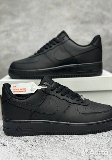 Кроссовки Nike Air Force 1 Supreme Black