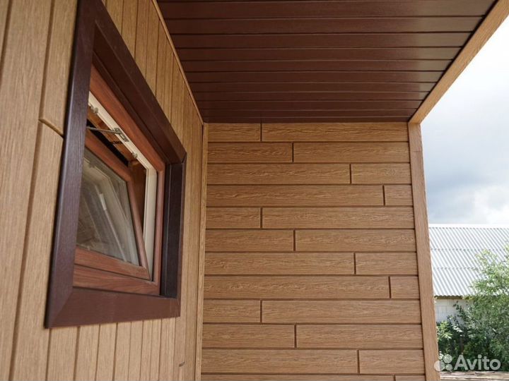 Панели под кирпич бревно