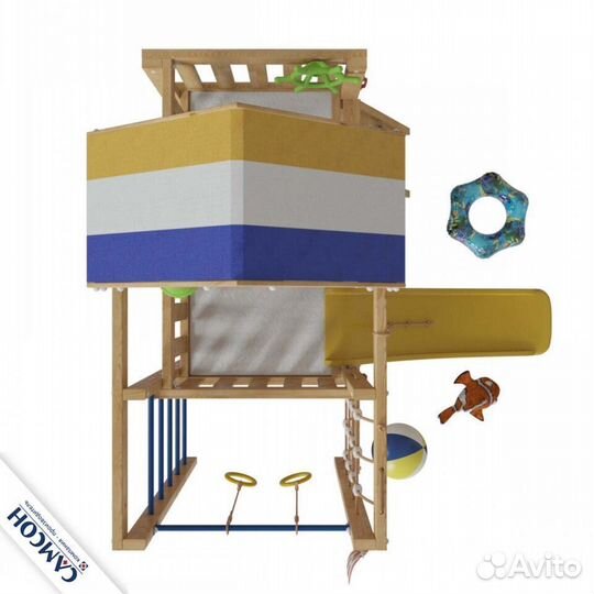 Детский игровой комплекс кровать - чердак