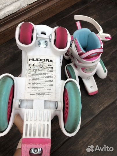 Детские роликовые коньки (ролики) Hudora 26-29 р