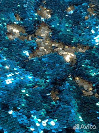 Ткань Паетки двухсторонние перевертыши