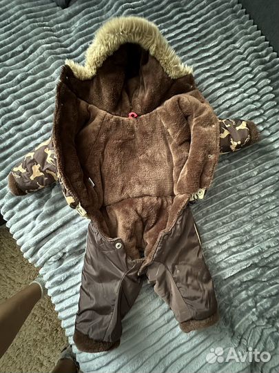 Зимний комбинезон для маленькой собаки