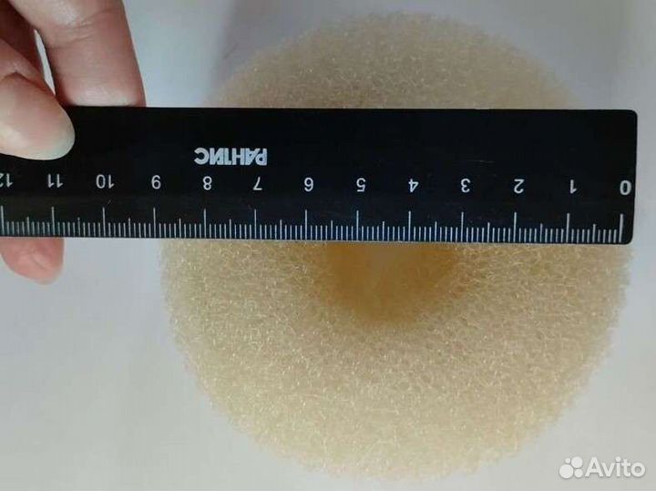 Губка резинка бублик для создания пучка из волос