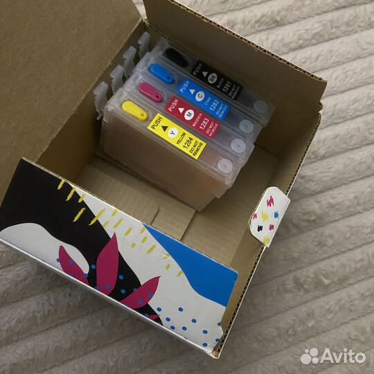 Новые картриджи Epson T1281-T1284