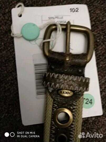 Ремень nanni Италия, размер 100