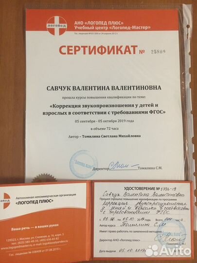 Логопед-дефектолог; подготовка к школе