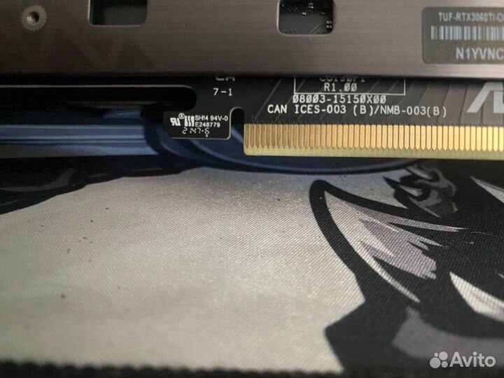 Видеокарта rtx 3060 ti asus tuf