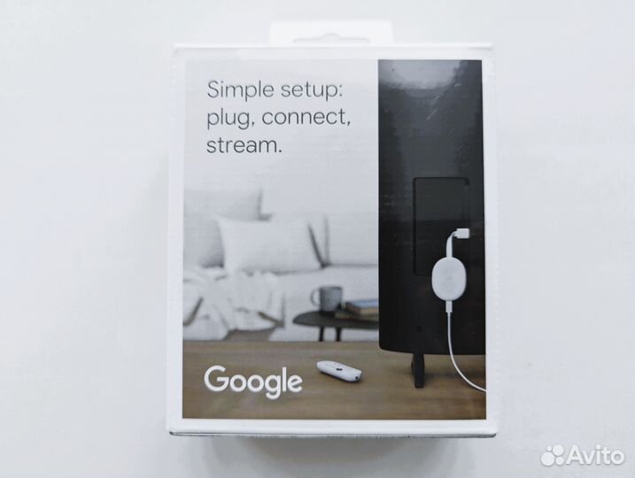 Тв-приставка Google Chromecast Google TV HD новая