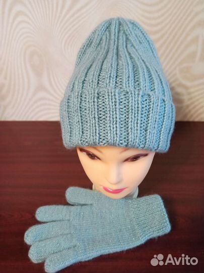 Комплект шапка и перчатки