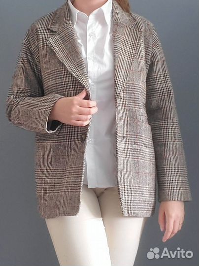 Пиджак женский 42 44 шерсть