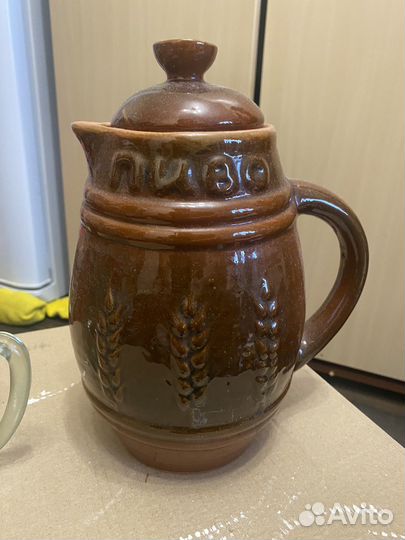 Кувшин глинянный Пиво СССР кунгур