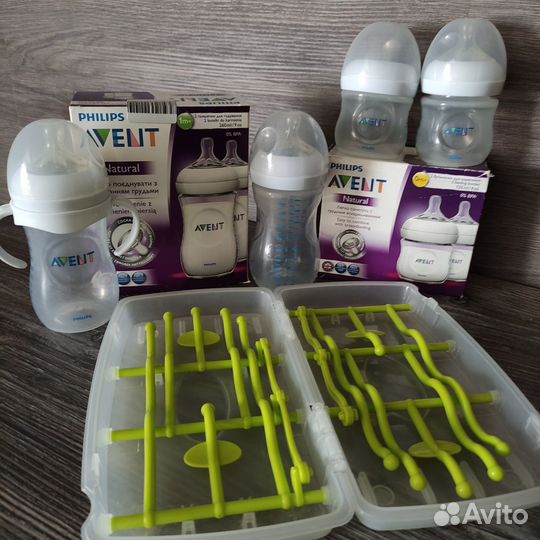 Набор бутылочек для кормления avent Natural 0 m+