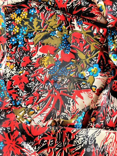 Ткань натуральный шелк СССР