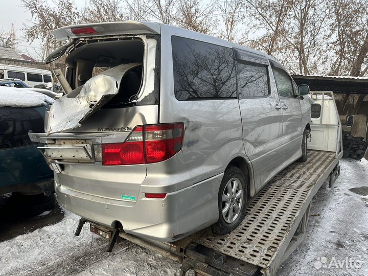 Toyota alphard MNH10 разбор по запчастям