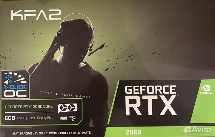 Видеокарта RTX 2060 6gb KFA2