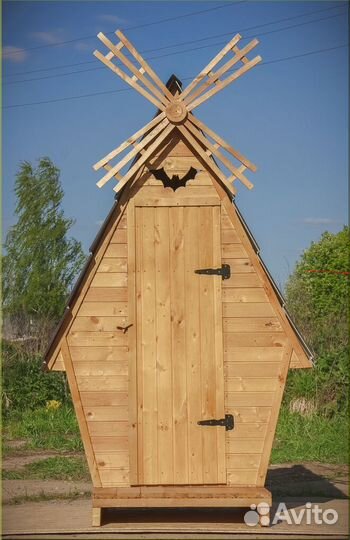 Дачный туалет деревянный JKT227