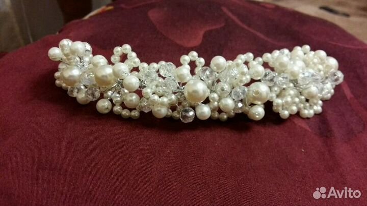 Свадебная заколка для волос