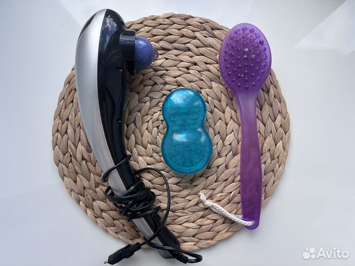 Электрический массажер для тела + массажные щетки