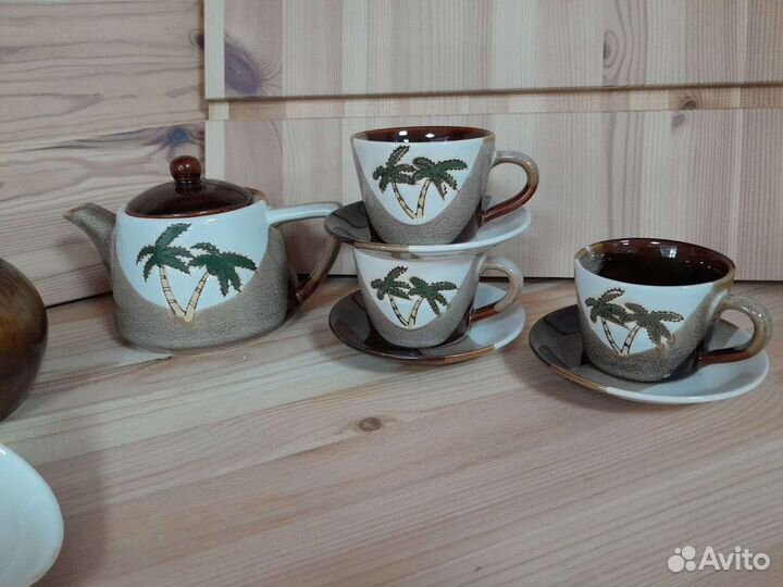 Сервиз чайный зик розетки для меда, варенья