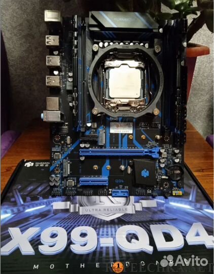 Комплект xeon e5 2660v3+16гб+материнская плата