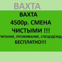 Подсобный Рабочий Работа Вахтой