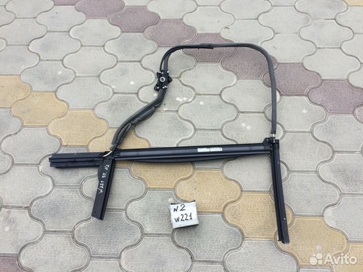 Шторки в задние двери Mercedes W221