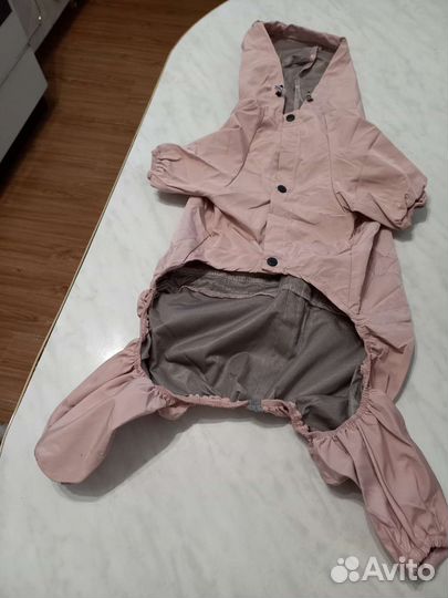 Дождевик для собак средних пород размер