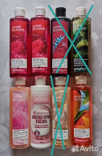 Спрей, гель для душа, лосьон, шампунь Эйвон