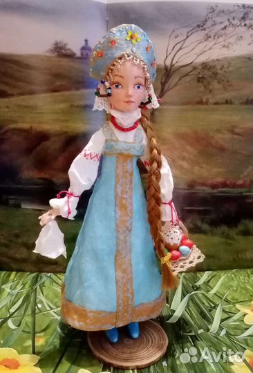 Ватная куколка пасхальная