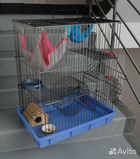 Клетка для шиншилл дегу крыс грызунов