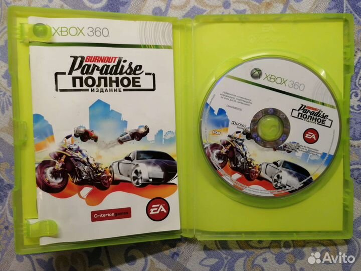 Игра для приставки xbox 360 Burnout paradise