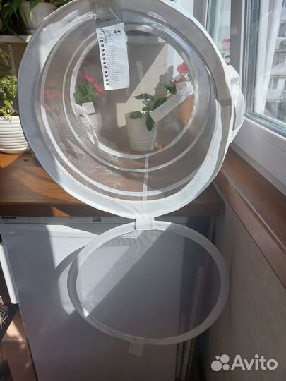 Большая складная корзина Икея, 44 см на 50 см