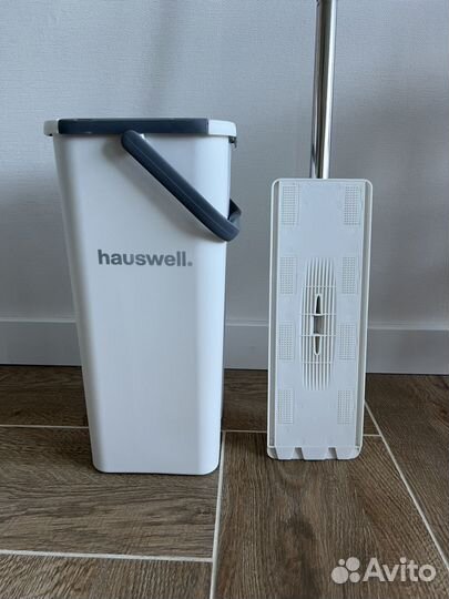 Швабра с отжимом и ведром hauswell 7л