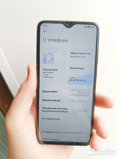 Телефон Xiaomi redmi note 8 pro