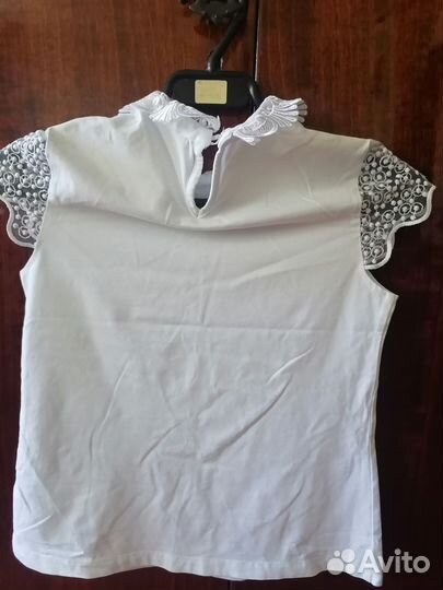 Блузка для девочки школьная